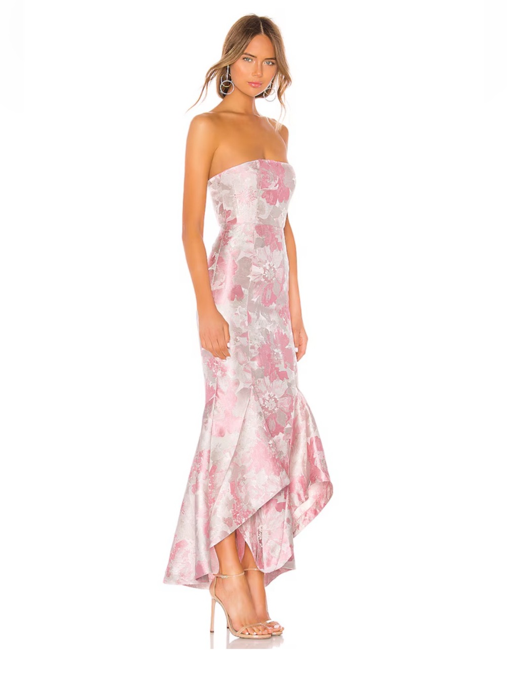 Lovers + Friends Urgonia Gown In Pink Tonal - Picture 2 of 11